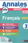 Français / Annales Brevet 2023, sujets et corrigés