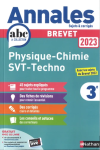 Physique-Chimie - SVT - Techno / Annales Brevet 2023, sujets et corrigés